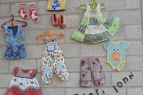 בגדי ילדים עם פסיפס - אסתי דרור